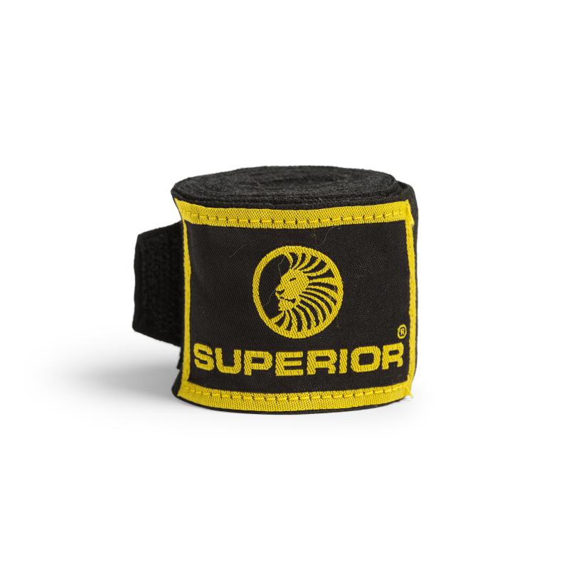 SUPERIOR GEAR: HAND WRAPS 3,5 METERS - BLACK