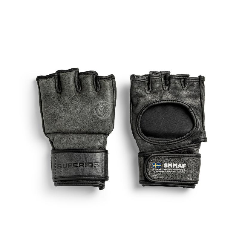 SUPERIOR GEAR: MMA COMPETITION HANDSKAR - GRÅ