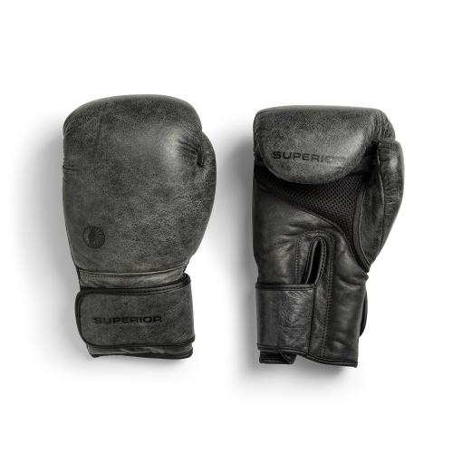 SUPERIOR GEAR: MUAY THAI BOXNINGSHANDSKAR - GRÅ