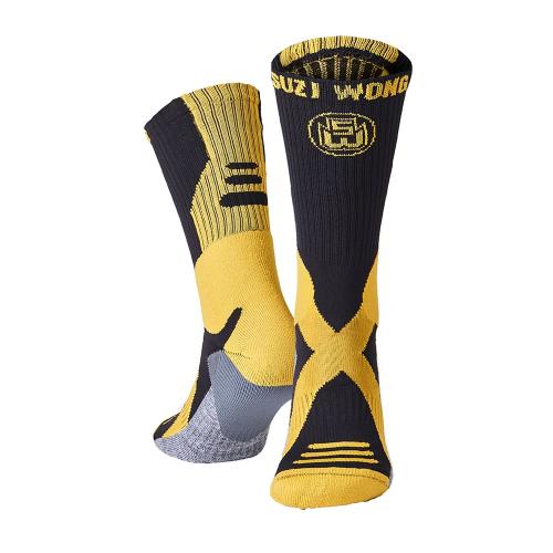 SUZI WONG: X SOLE BOXING SOCKS - BLACK/GOLD
