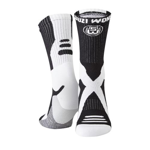 SUZI WONG: X SOLE BOXING SOCKS - BLACK/WHITE