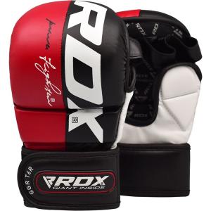 RDX: T6 MMA GRAPPLING GLOVES - RED