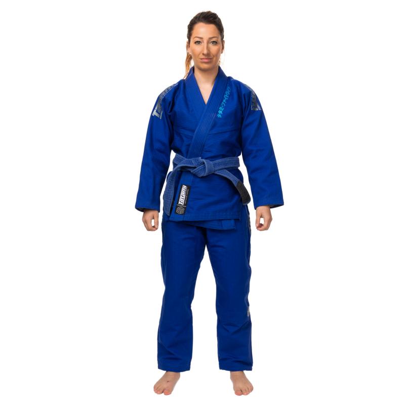 TATAMI: LADIES ESTILO BLACK LABEL GI - BLUE/GREY