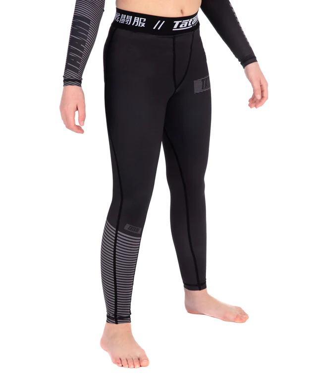 TATAMI: KIDS ESSENTIAL 3.0 RASHGUARDBYXOR - SVART/GRÅ