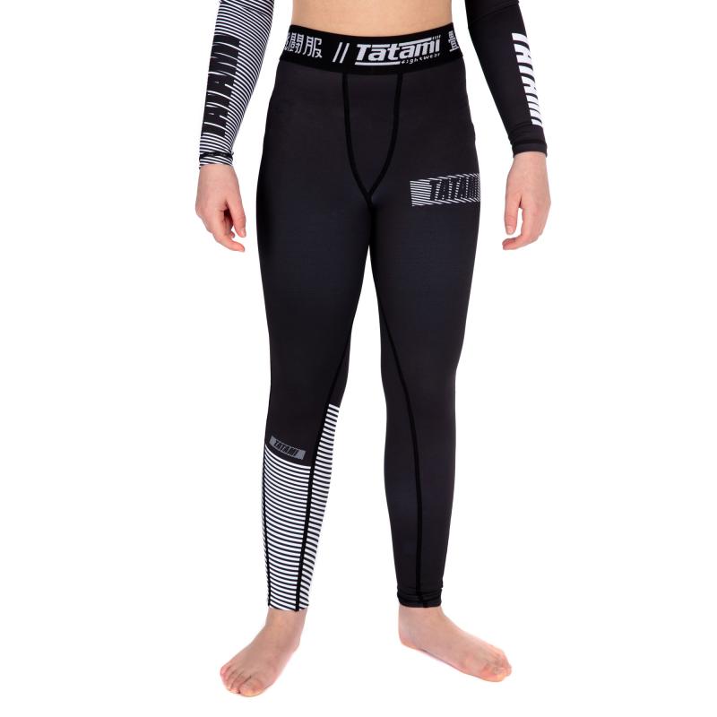TATAMI: KIDS ESSENTIAL 3.0 RASHGUARDBYXOR - SVART/VIT
