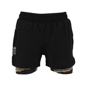 SCRAMBLE: TIGER CAMO COMBINATION SHORTS