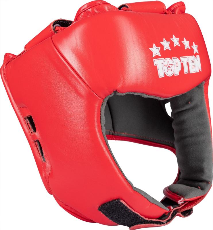 TOP TEN: WORLD BOXING HEAD GUARD - RED
