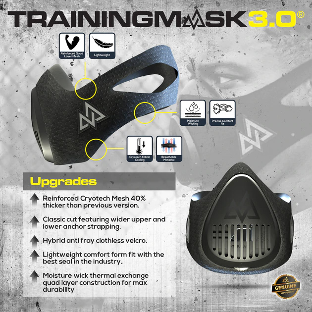 TRAINING MASK 3.0 - SVART