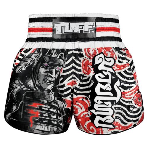 TUFF: RETRO HIGH-CUT WAVES OF BUSHIDO MUAY THAI SHORTS