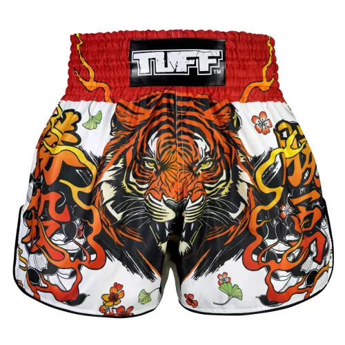 TUFF: HIGH-CUT TORA CHIKARA POWER OF TIGER MUAY THAI SHORTS