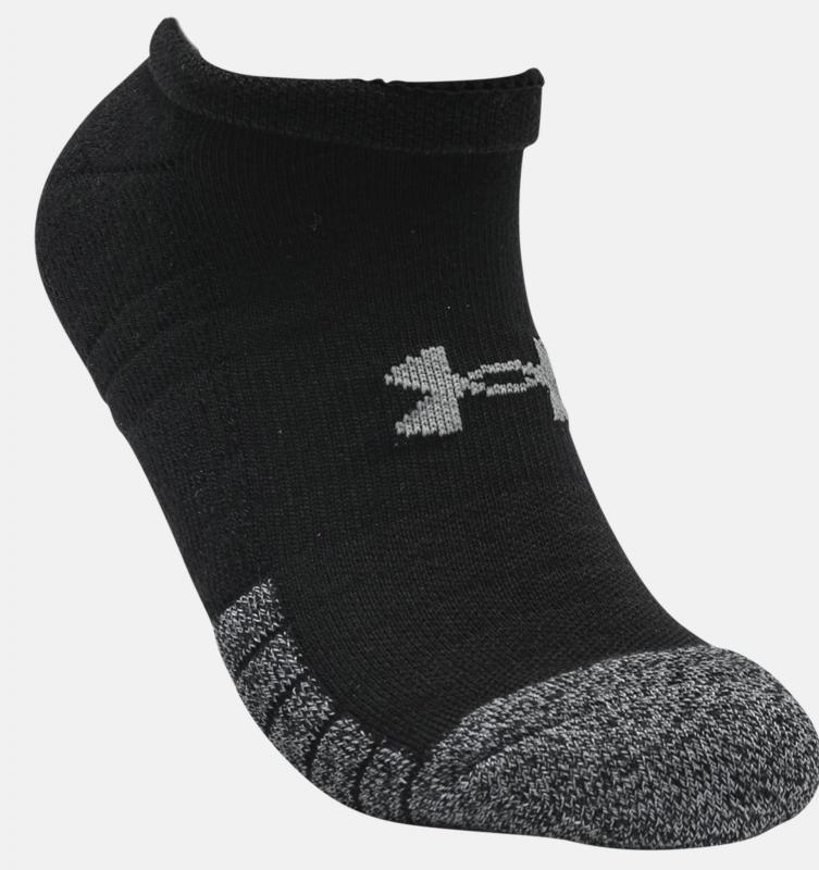 UNDER ARMOUR: HEATGEAR STRUMPOR 3-PACK SVART