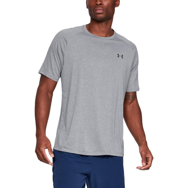 UNDER ARMOUR: TECH 2.0 T-SHIRT - GRÅ