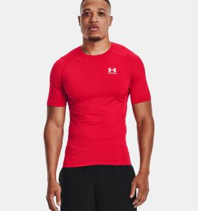 UNDER ARMOUR: HEATGEAR ARMOUR KOMPRESSIONSTRÖJA - RÖD