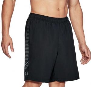 UNDER ARMOUR: WOVEN GRAPHIC SHORTS - BLACK