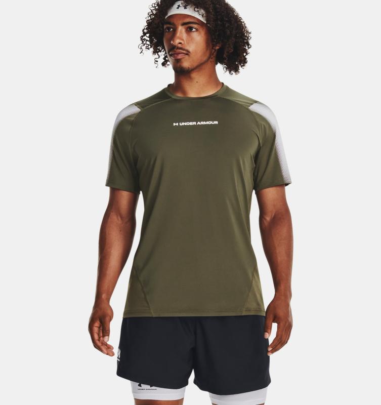 UNDER ARMOUR: HG ARMOUR NOV FITTED SHIRTS - GREEN