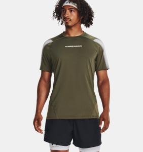 UNDER ARMOUR: HG ARMOUR NOV FITTED SHIRTS - GREEN