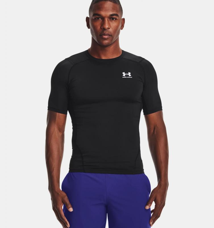UNDER ARMOUR: HEATGEAR ARMOUR KOMPRESSIONSTRÖJA - SVART