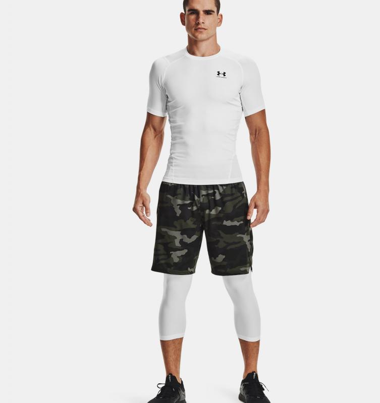 UNDER ARMOUR: HEATGEAR ARMOUR KOMPRESSIONSTRÖJA - VIT