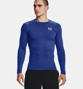 UNDER ARMOUR: HG ARMOUR COMP LÅNGÄRMAD - BLÅ