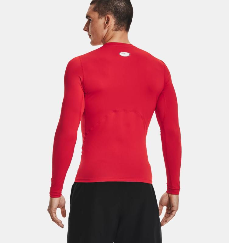 UNDER ARMOUR: HG ARMOUR COMP LÅNGÄRMAD - RÖD