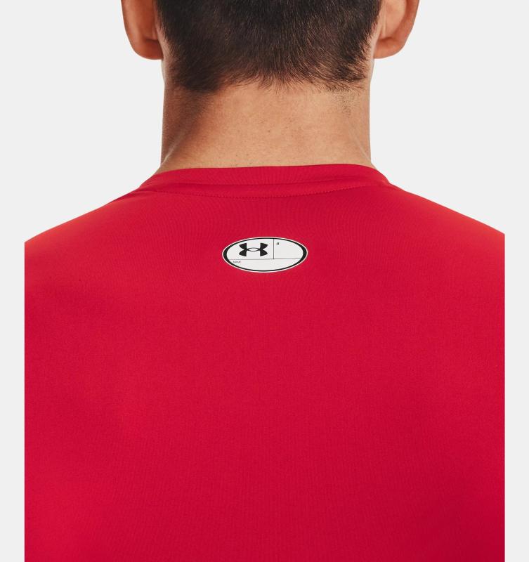 UNDER ARMOUR: HG ARMOUR COMP LÅNGÄRMAD - RÖD
