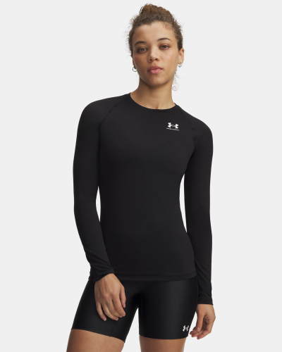 UNDER ARMOUR: AUTHENTICS COMP LÅNGÄRMAD - SVART