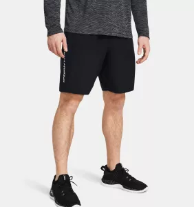 UNDER ARMOUR: UA TECH WOVEN WORDMARK SHORTS - BLACK