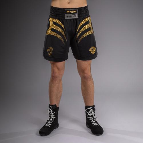 VENUM: X MIKE TYSON TIGER BOXING SHORTS - BLACK/GOLD