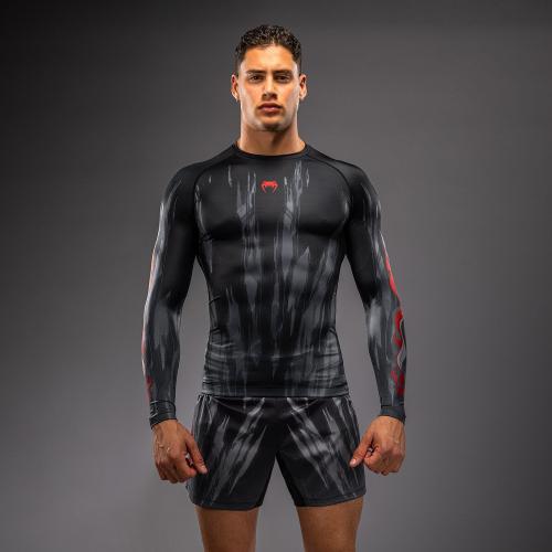 VENUM: DEMON LONG SLEEVE RASHGUARD - BLACK/GREY