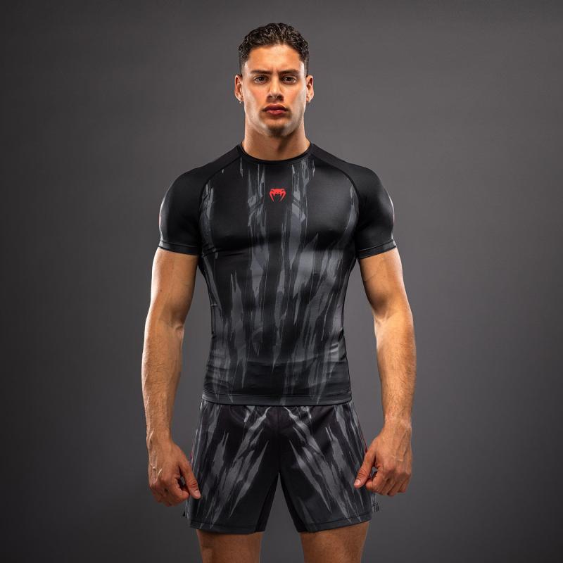 VENUM: DEMON SHORT SLEEVE RASHGUARD - BLACK/GREY