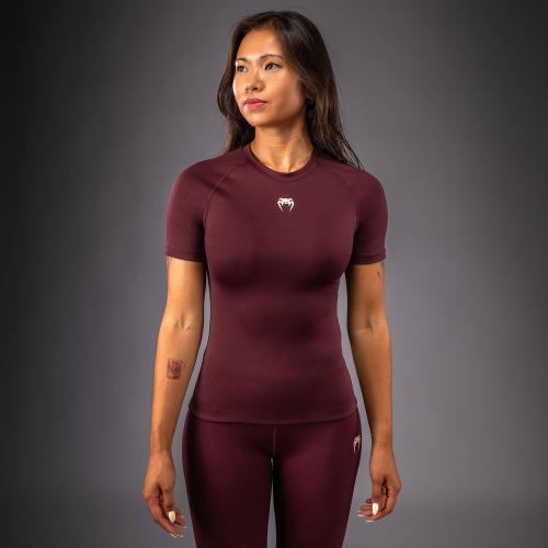 VENUM: TALISMAN SHORT SLEEVE RASHGUARD - PLUM