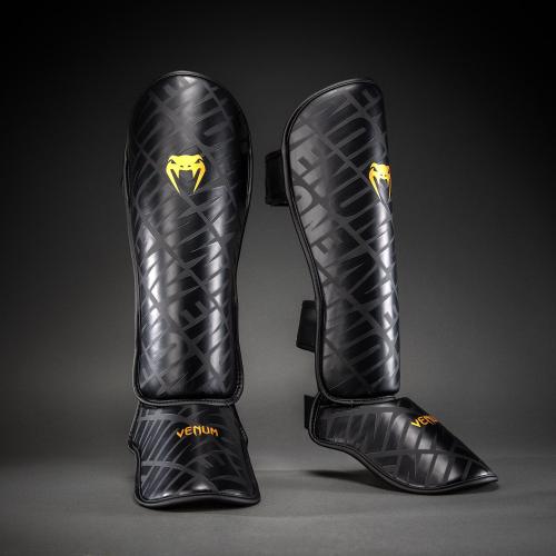 VENUM: CONTENDER 1.5 XT 3D SHIN GUARDS – BLACK/GOLD