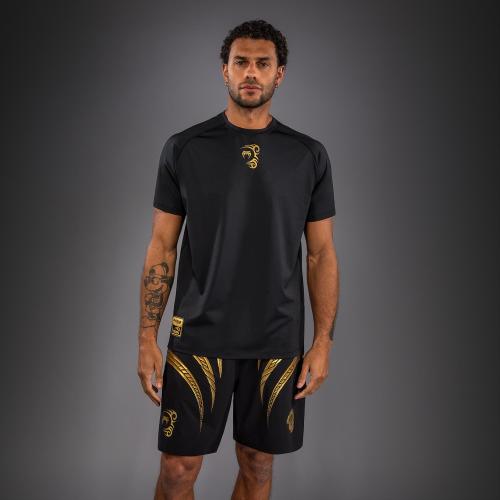 VENUM: X MIKE TYSON TIGER DRY-TECH T-SHIRT - SVART / GULD
