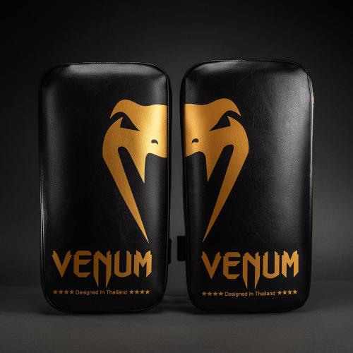 VENUM: GIANT KICK PADS - BLACK/GOLD (PAIR)