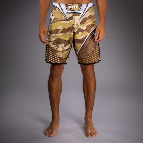 VENUM: CAMO HERO FIGHT SHORTS - LIGHT BEIGE/BROWN