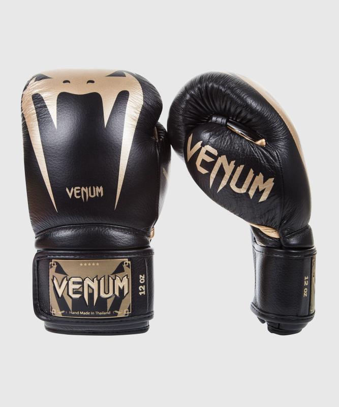 VENUM: GIANT 3.0 BOXING GLOVES NAPPA LEATHER - BLACK/GOLD
