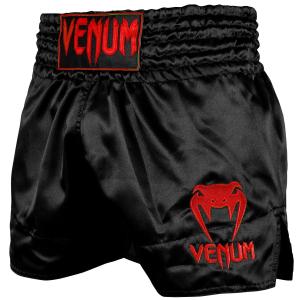 VENUM: MUAY THAI SHORTS CLASSIC - BLACK/RED