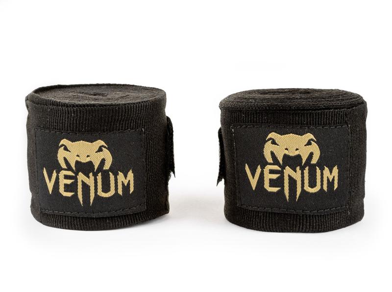 VENUM: BOXNINGSLINDOR 4 METER - SVART/GULD