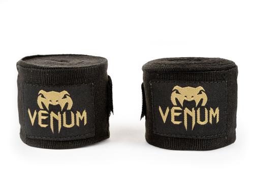 VENUM: BOXING HANDWRAPS - 4 METERS - BLACK/GOLD