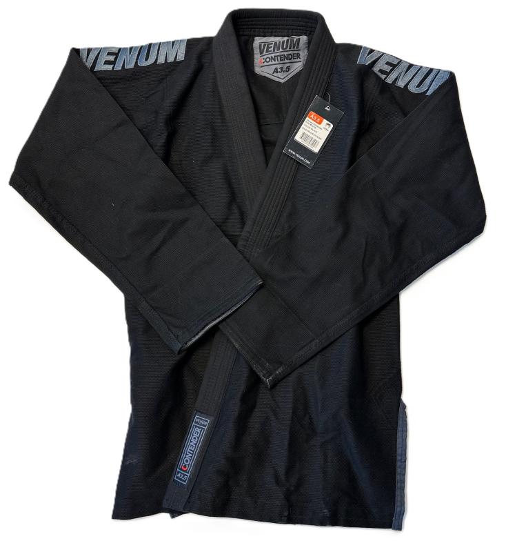 VENUM CONTENDER EVO BJJ JACKA SVART - STORLEK 3,5