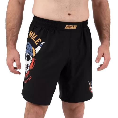 SCRAMBLE: VIKING GRAPPLING SHORTS - BLACK