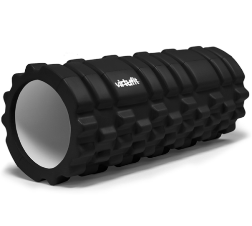 VIRTUFIT: FOAM ROLLER 33cm - SVART