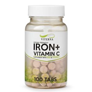 VITERNA: IRON + VITAMIN C - 100 TABS