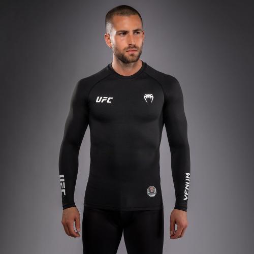 VENUM: UFC UNITY BY VENUM FIGHT WEEK LONG SLEEVE RASHGUARD BLACK/WHITE