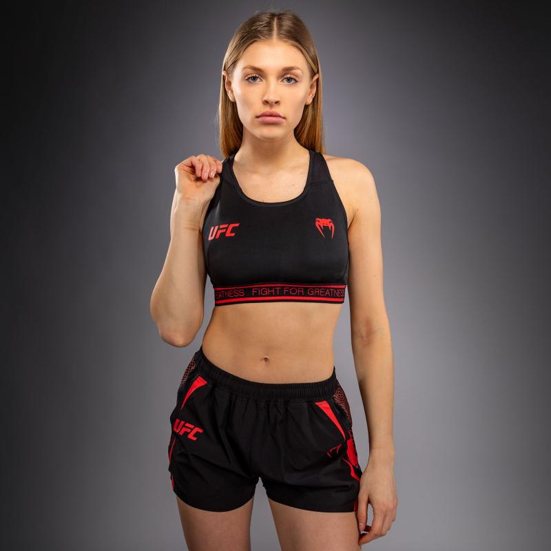 VENUM: UFC UNITY BY VENUM FIGHT WEEK SPORT BRA BLACK/RED