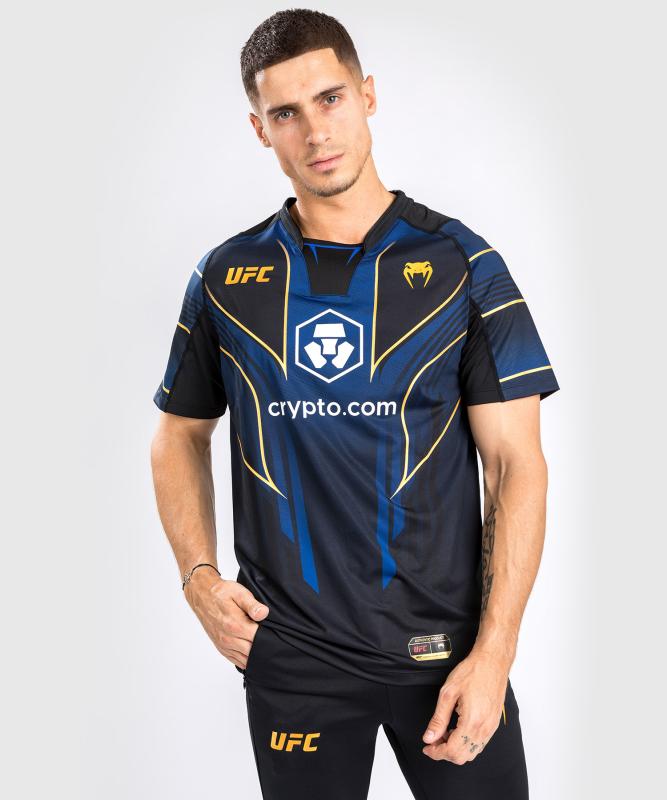VENUM: UFC AUTHENTIC FIGHT NIGHT 2.0 MEN'S WALKOUT JERSEY - BLUE/BLACK/GOLD