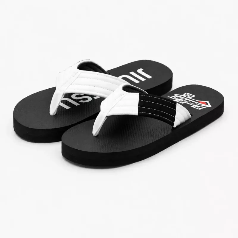 FLOWFLIP: JIU JITSU VIT BÄLTE FLIP FLOPS 