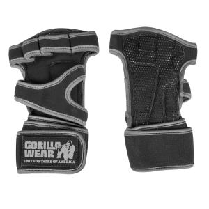 GORILLA WEAR: YUMA WEIGHTLIFTING WORKOUT GLOVES - BLACK/GREY