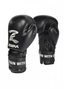 ZEBRA ATHLETICS: PERFORMANCE BOXING GLOVES - BLACK