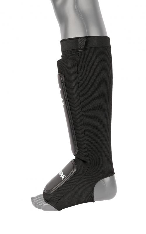 ZEBRA ATHLETICS: MMA BENSKYDD - SVART